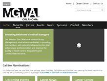 Tablet Screenshot of okmgma.com
